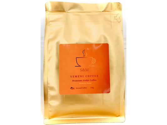 Premium Organic Yemeni Coffee, Medium Roast 200g